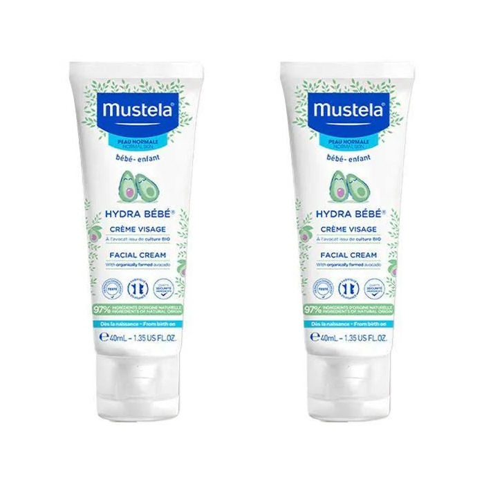 Mustela hidra-bebe cara 40 ml - Crema hidratante facial para niños