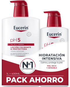 Eucerin Family Pack Locion Hidratante 1 litro + 400 ml