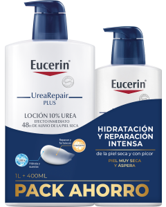 Eucerin Family Pack 10% Urea 1 litro + 400 ml