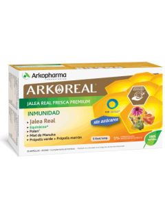 Arkoreal Jalea Real Fresca Premium Inmunidad 20 Ampollas