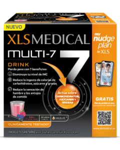 XLS Medical Multi 7 Drink Sabor Frutos Rojos 60 Sobres