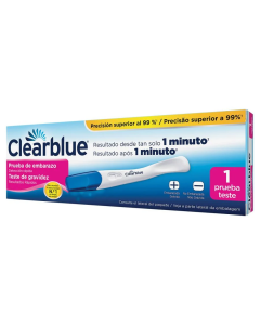 Clearblue Test de Embarazo Deteccion Rapida 1 Test