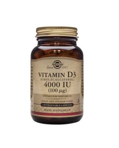 Solgar Vitamina D3 (4000 IU) 120 Capsulas