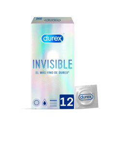 Durex Invisible Extra Fino Extra Sensitivo 12 Unidades