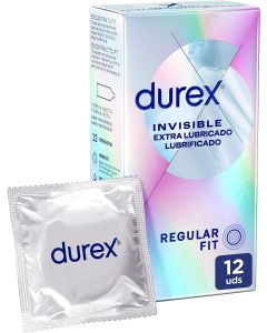 Durex Invisible Extra Fino Lubricado 12 Unidades