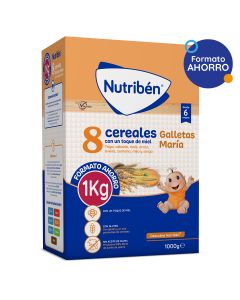 Nutriben 8 Cereales Miel y Galleta Maria 1000 Gr