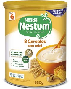 Papillas NESTUM 8 Cereales con miel 650 G
