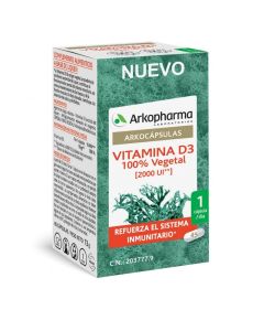 Arkopharma Vitamina D3 100% Vegetal 45 Capsulas
