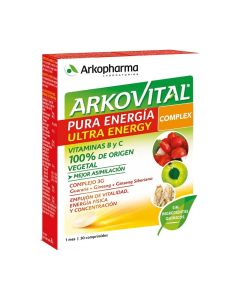 Arkovital Pura Energia Ultra Energy Complex 30 Comprimidos