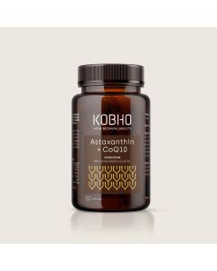 Kobho Astaxanthin + CoQ10 60 Capsulas
