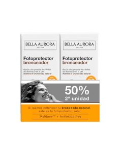 Bella Aurora Fotoprotector Bronzeador SPF30 2x50ml