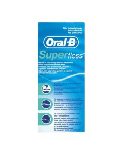 OralB Seda Dental SuperFloss con cera  50 U