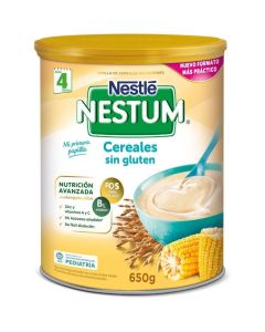 Papillas NESTUM Cereales sin gluten  650 G