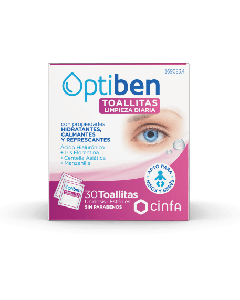 Optiben Toallitas higiene ocular 30 toallitas