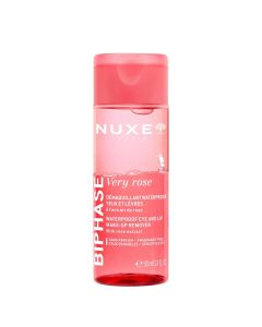 Nuxe Very Rose Desmaquillante Waterproof Ojos y Labios Bifasico 100ml
