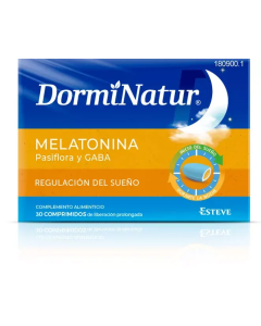 Dorminatur Melatonina Pasiflora y Gaba 30 Comprimidos