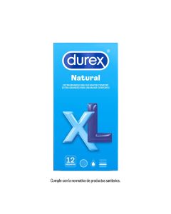 Durex Natural XL Preservativos 12 unidades