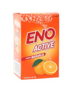 Eno Active Sabor Naranja 10 Sobres 5 Gr