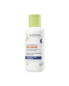 A-derma Exomega Control Crema de Noche Emoliente Reparadora, Anti-rascado 400ml