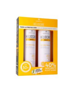 Heliocare Pack Invisible Spray 200ml SPF 50+ 40% 2º Unidad
