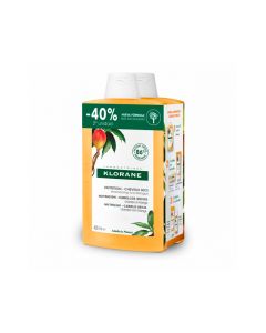 Klorane Pack Champu Mango 2ª Ud. al 40%