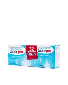 LacerPro Comprimidos Efervescentes Limpieza Protesis Dental 64 comprimidos