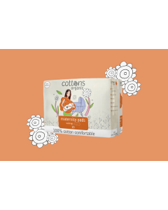 Compresas Higienicas Femeninas Cottons Maternidad 10 Unidades