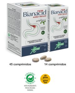 NeoBianacid de Aboca 45 comprimidos masticables.
