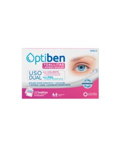 Optiben Toallitas Oculares Uso Dual 28 Unidades  