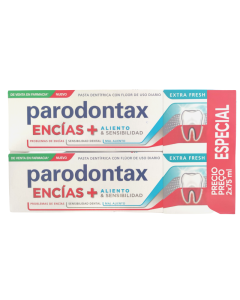 Parodontax Encias + Aliento & Sensibilidad 2x75ml