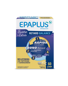 Epaplus Sleepcare Melatonina Retard Balance 60 Comprimidos