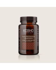 Kobho Trans-Resveratrol + Quercetina 60 Capsulas
