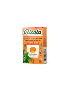 Ricola Caramelos Sin Azucar Naranja-Menta 50 Gr