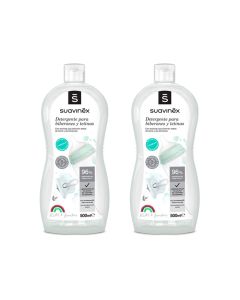 Suavinex Duplo Detergente Específico para Biberones y Tetinas 500ml+500ml