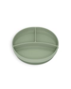 Suavinex Plato con Divisiones Silicona +6m Colour Essence Verde