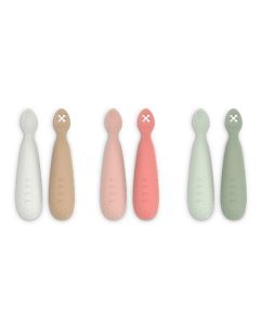 Suavinex Set Precuchara Aprendizaje Silicona +6m Colour Essence  2 Uds