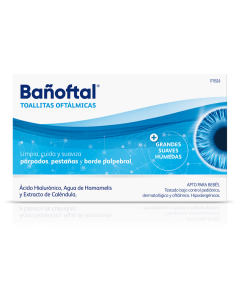 Bañoftal Toallitas Oftalmicas 20 Uds