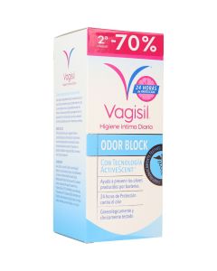 Vagisil Higiene Intima Odor Block Pack 2x250ml