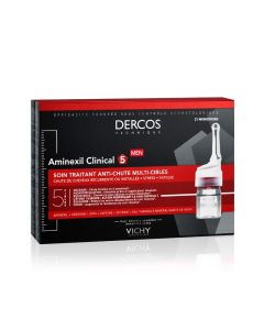 Vichy Dercos Aminexil Clinical 5 Hombre 6ml 21 monodosis