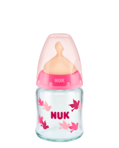 Nuk Biberon Cristal Latex 0-6m 120ml